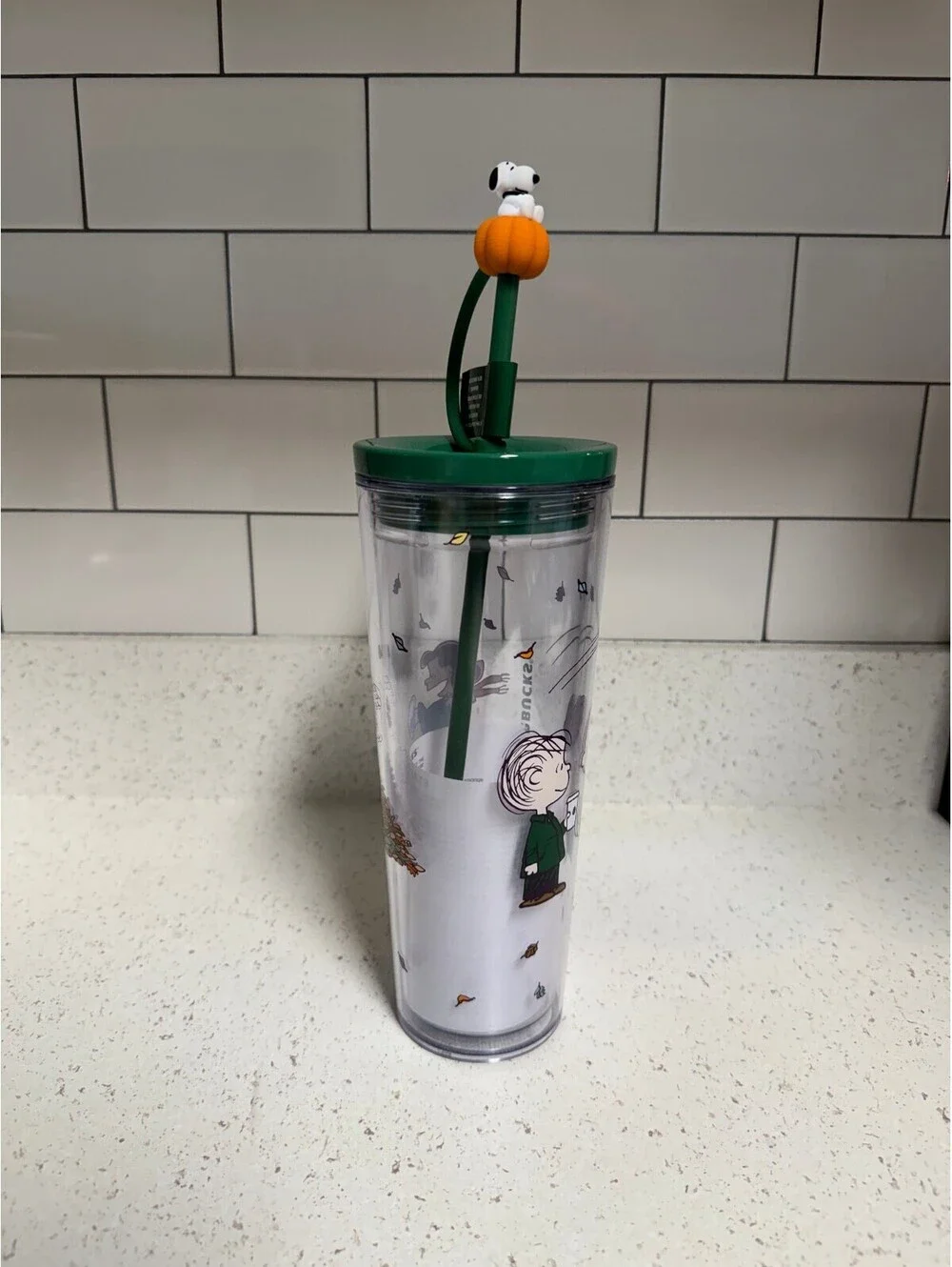 Authentic Starbucks x Peanuts Snoopy 24-ounce Cold Cup SHIPS NOW!